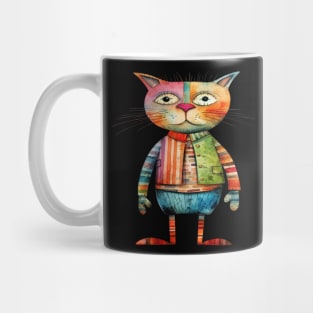 Whimsical Cute Cat Mug